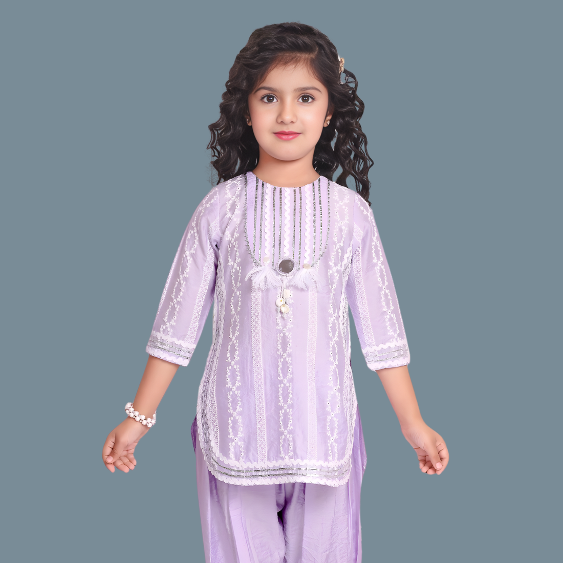 Girls Latest Kurta and Pyjama Set (Extra 10% OFF @ Checkout)