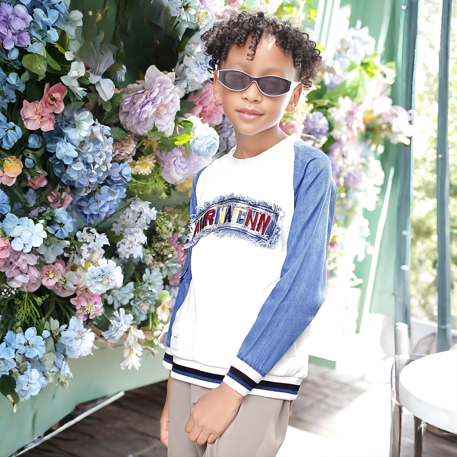 Stylish Full-Sleeves Round Neck T-shirt For boys