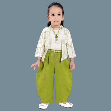 Green Girls Salwar Set
