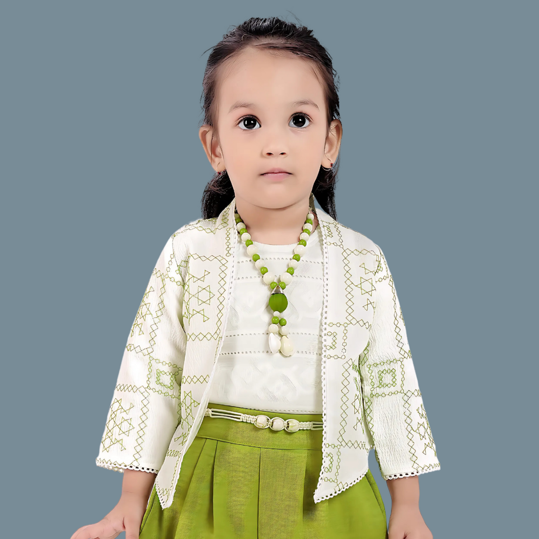 Green Girls Salwar Set