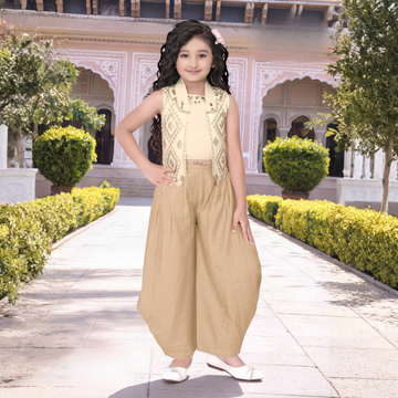Stylish Girls Top & Dhoti Pant Set