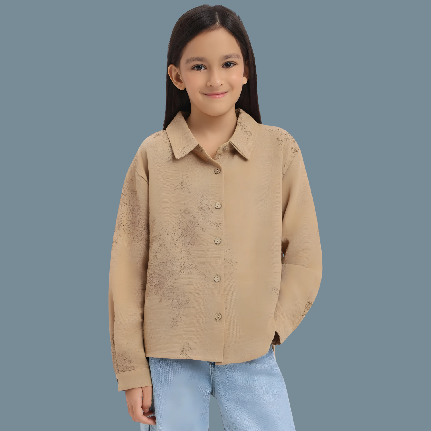 Girls Cotton Stylish Shirt