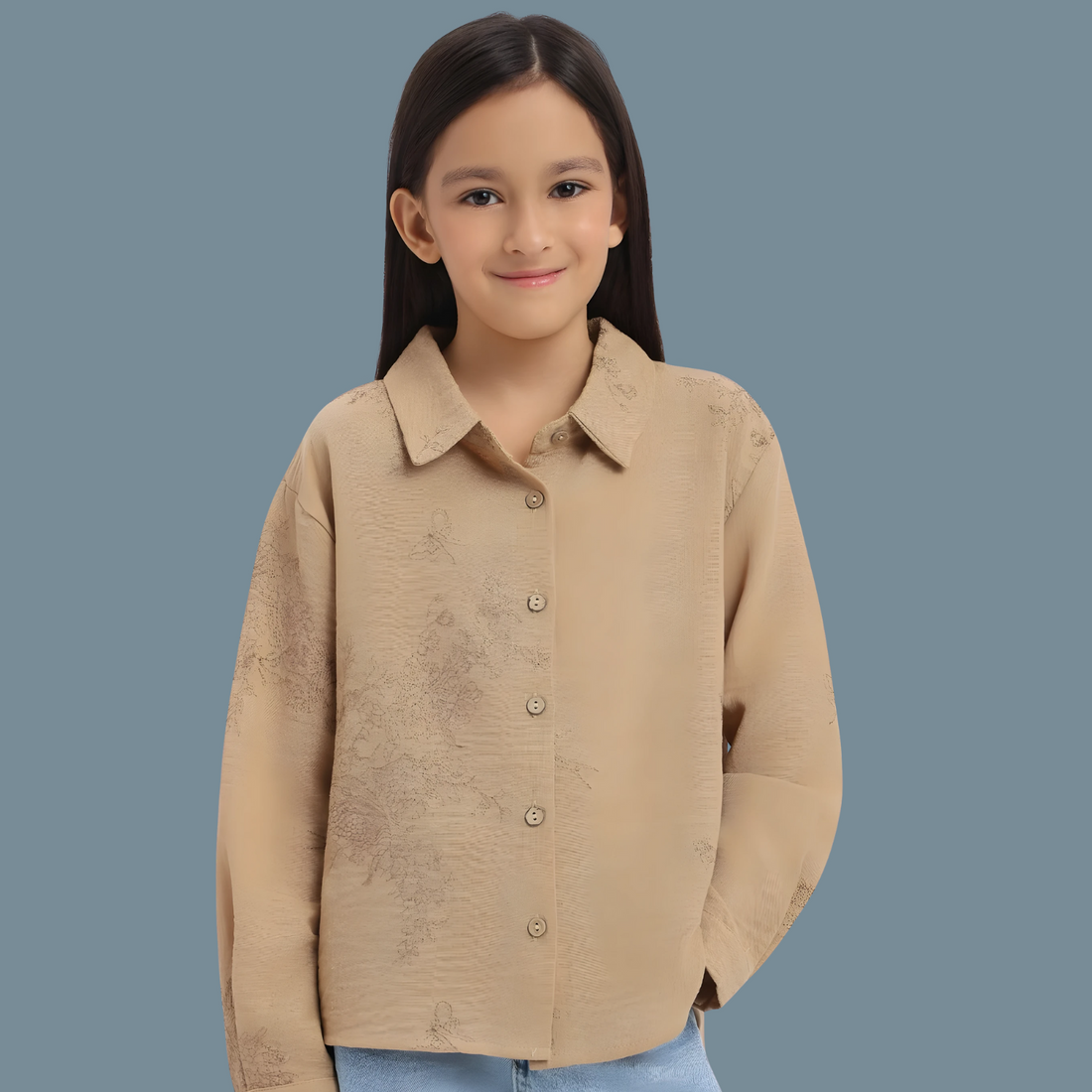 Girls Cotton Stylish Shirt