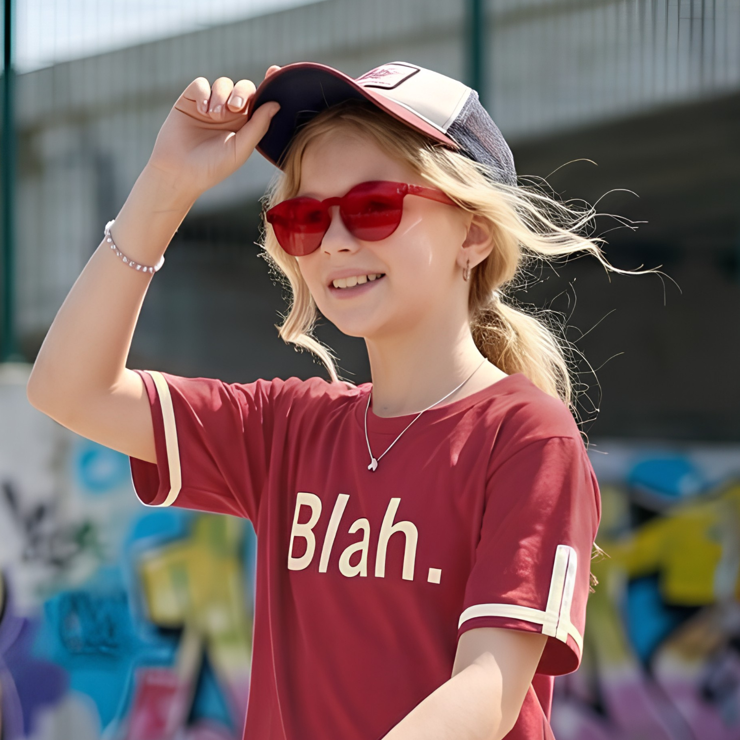Girls maroon co-ord set