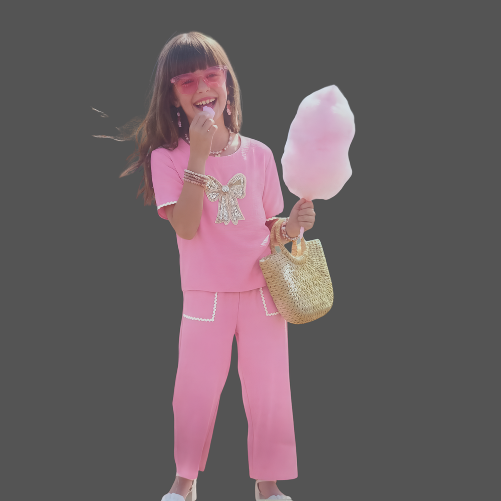 Similar Pink Bow Comfort Sets & Night Suits