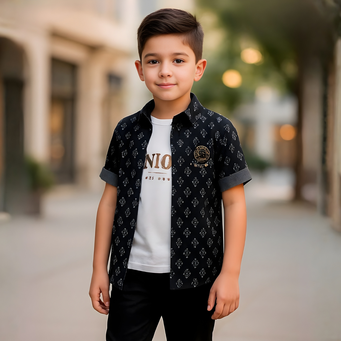 Boys Half Sleeve Cotton T-Shirt   (Extra 10% OFF @ Checkout)
