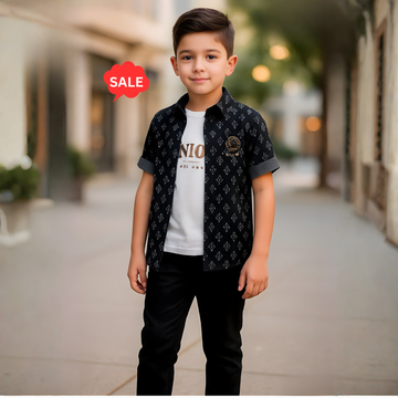 Boys Half Sleeve Cotton T-Shirt   (Extra 10% OFF @ Checkout)