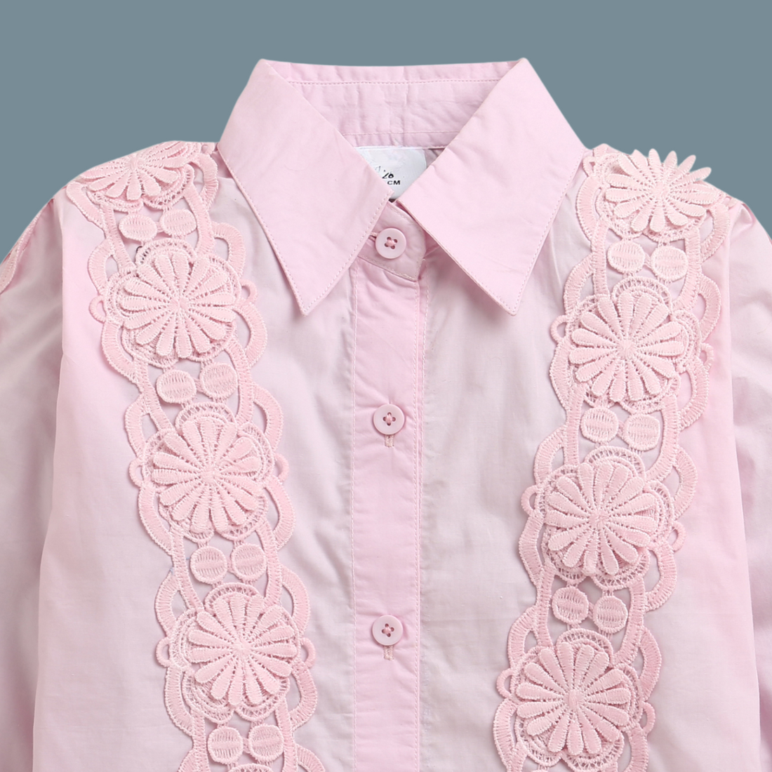 Girls Flower Lace Elegance Shirt
