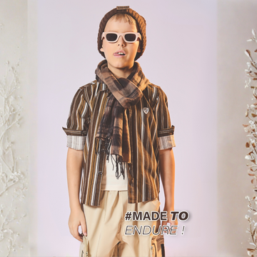 Boys Regular Fit Collar Casual Shirt