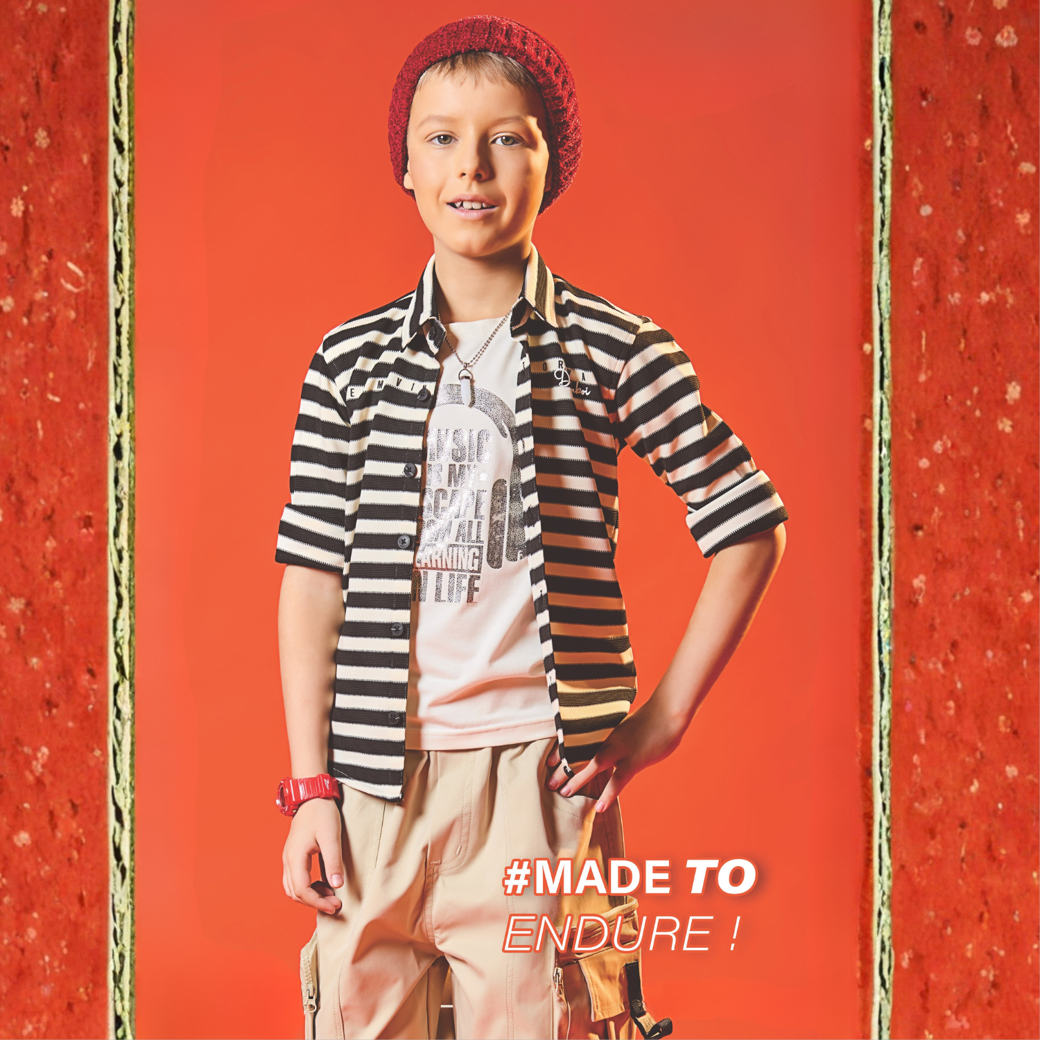 Boys Stylish Regular Fit Collar Shirt