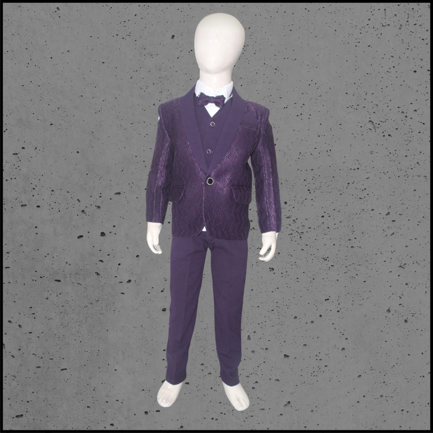 Purple Suit For Young Gentlemen.