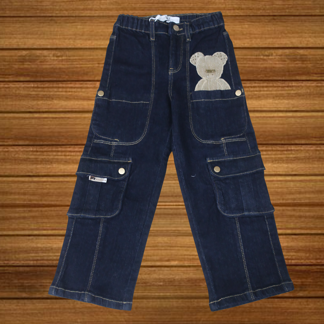 Girls Trendy stylish Cargo Jeans