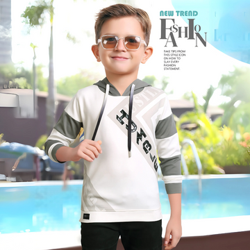 Boys Stylish Hooded And Crew Neck