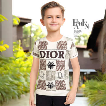 Stylish White Cotton Round Neck Half Sleeves T-shirt