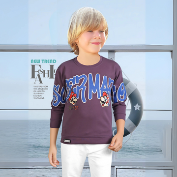 Full Sleeve Round Neck T-Shirt for Boys