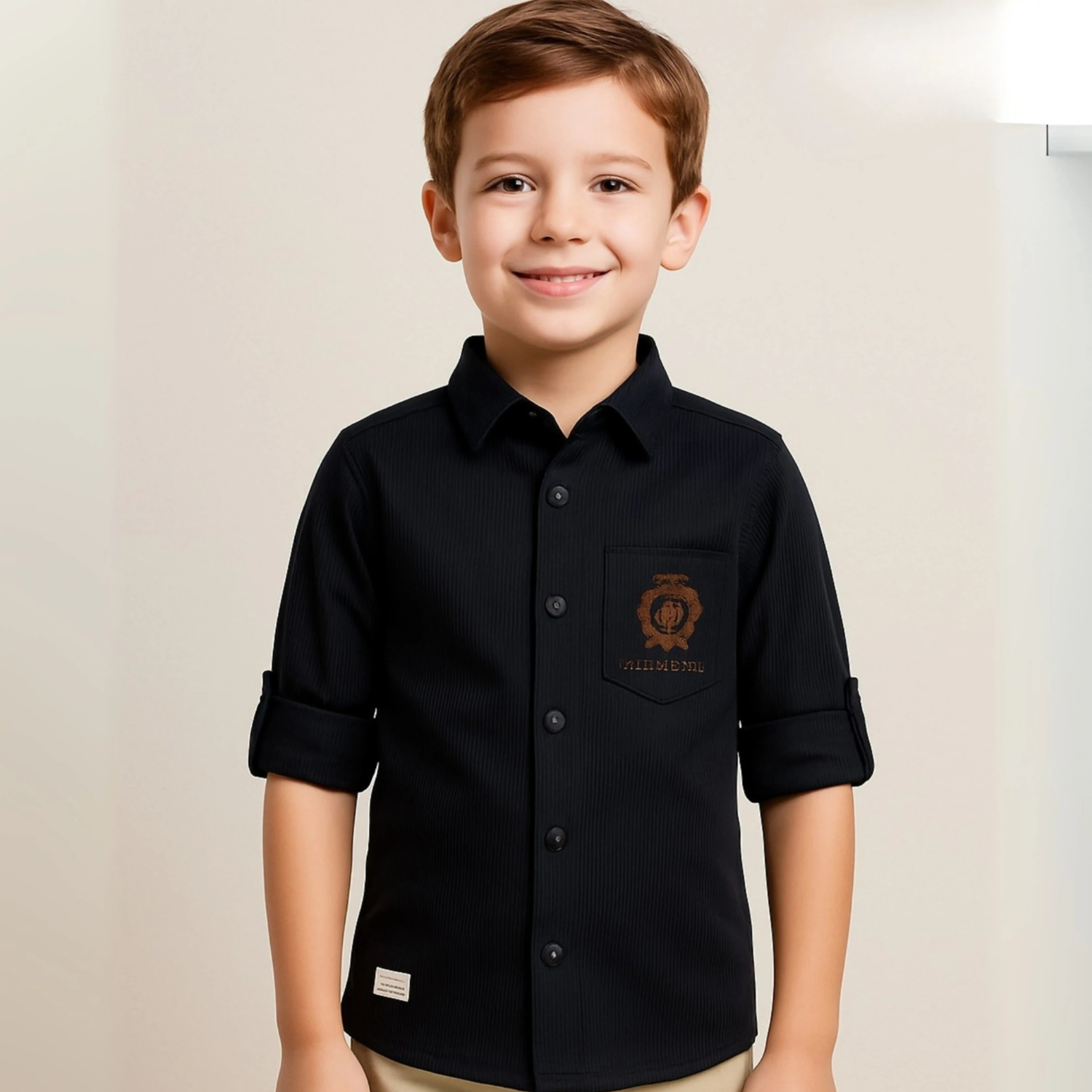 Stylish Black Shirt For Boys