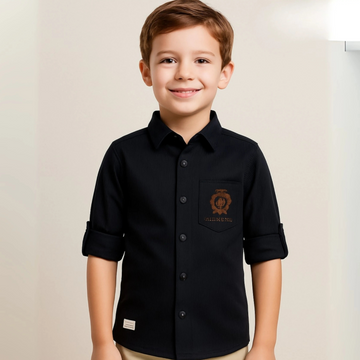 Stylish Black Shirt For Boys