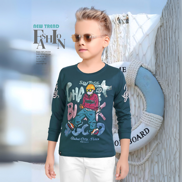 Printed Kids Boys Full sleeve T-shirts