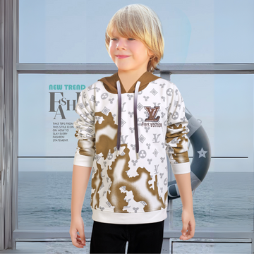Boys Stylish Trendy Printed Hooded T-shirt
