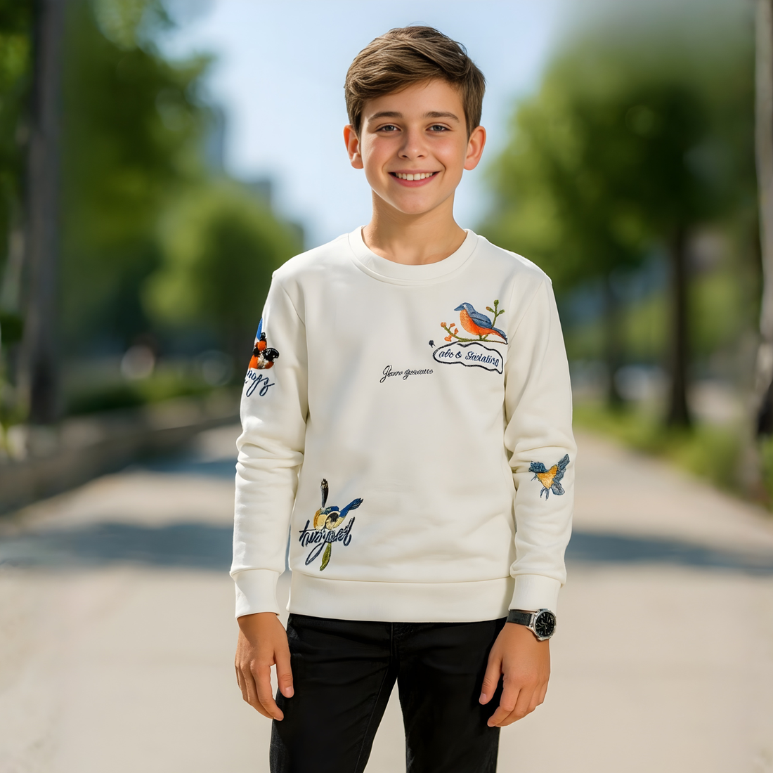 White Slim Fit Round Neck T-Shirt  (Extra 10% OFF @ Checkout)