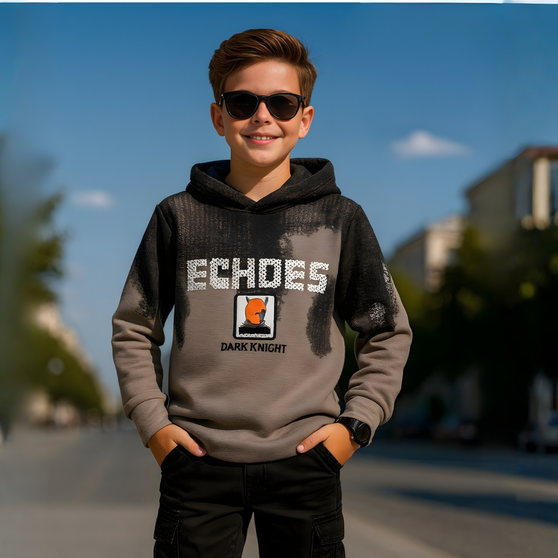 Boys Black Regular Fit T-Shirt  (Extra 10% OFF @ Checkout)