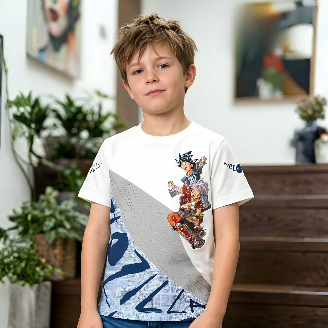 Trendy Round Neck Half Sleeevs Printed T-Shirts