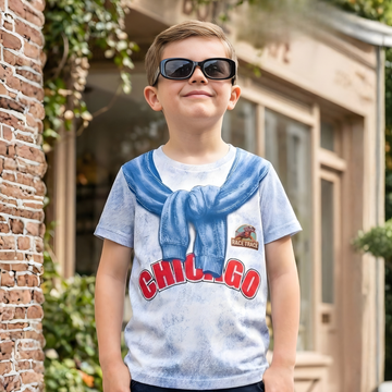 Boys Printed Round Neck Half Sleeve T-Shirt