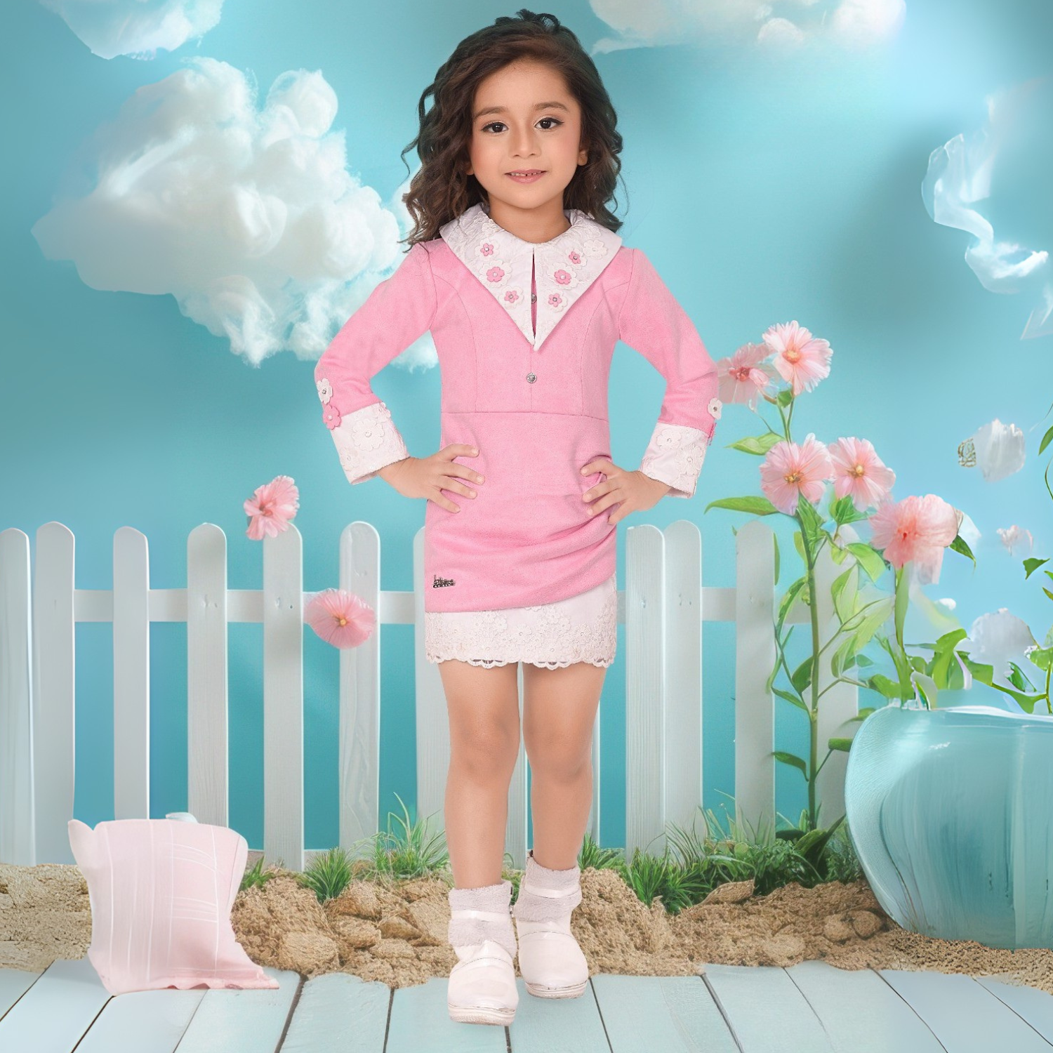 Modern Stylish Frock For Girls