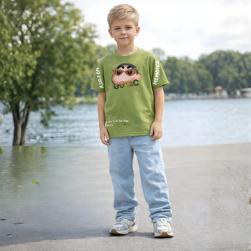 Round Neck Half Sleeve Regular Fit Cotton T Shirt