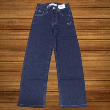 Dark Colorful Wash Graphic Jeans