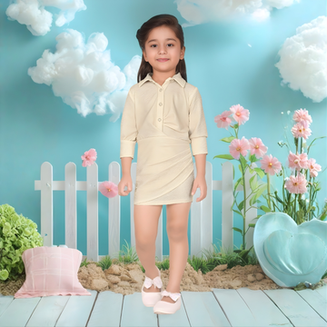 Girls Western Full Sleeves Frock