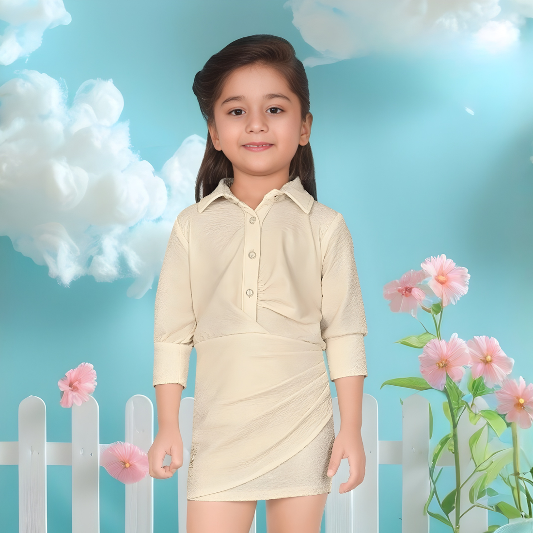 Girls Western Full Sleeves Frock