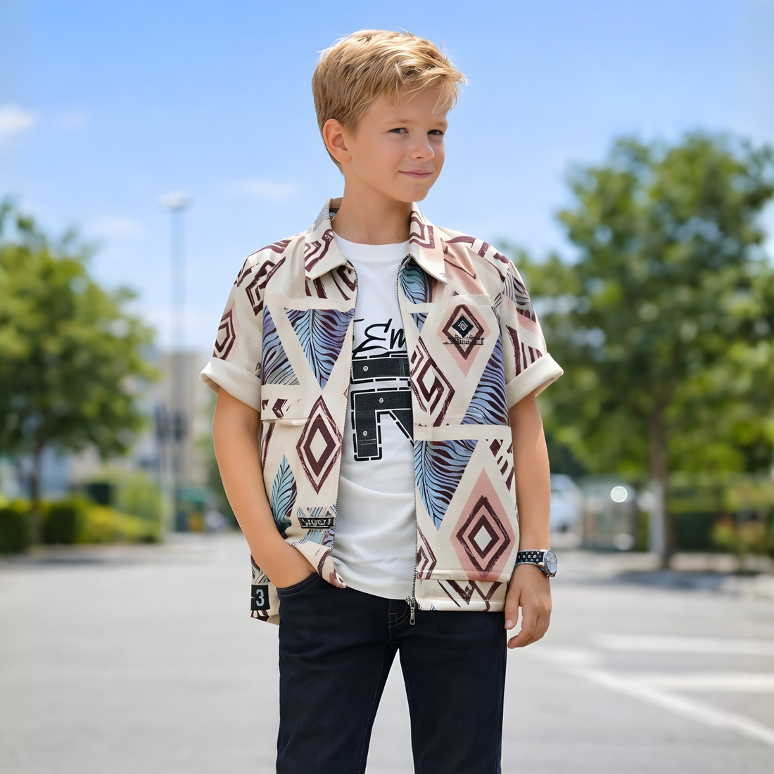 Kids Stylish Printed T-Shirt