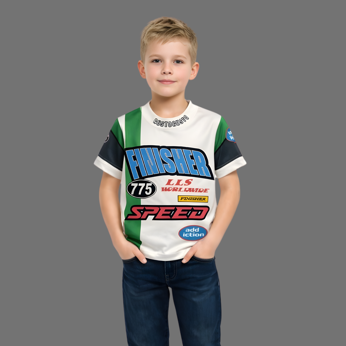 Boys Half Sleeve Printed T-Shirt