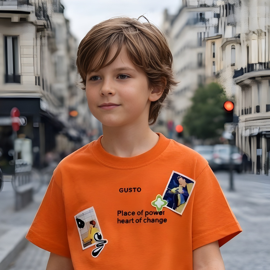 Boys Printed Pure Cotton T Shirt