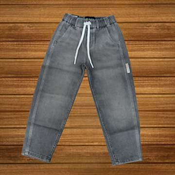 Boys Round Elastic Waist Jeans