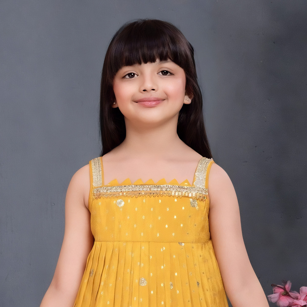Girls New Design Latest Kurti Plazzo Pant With Dupatta Set