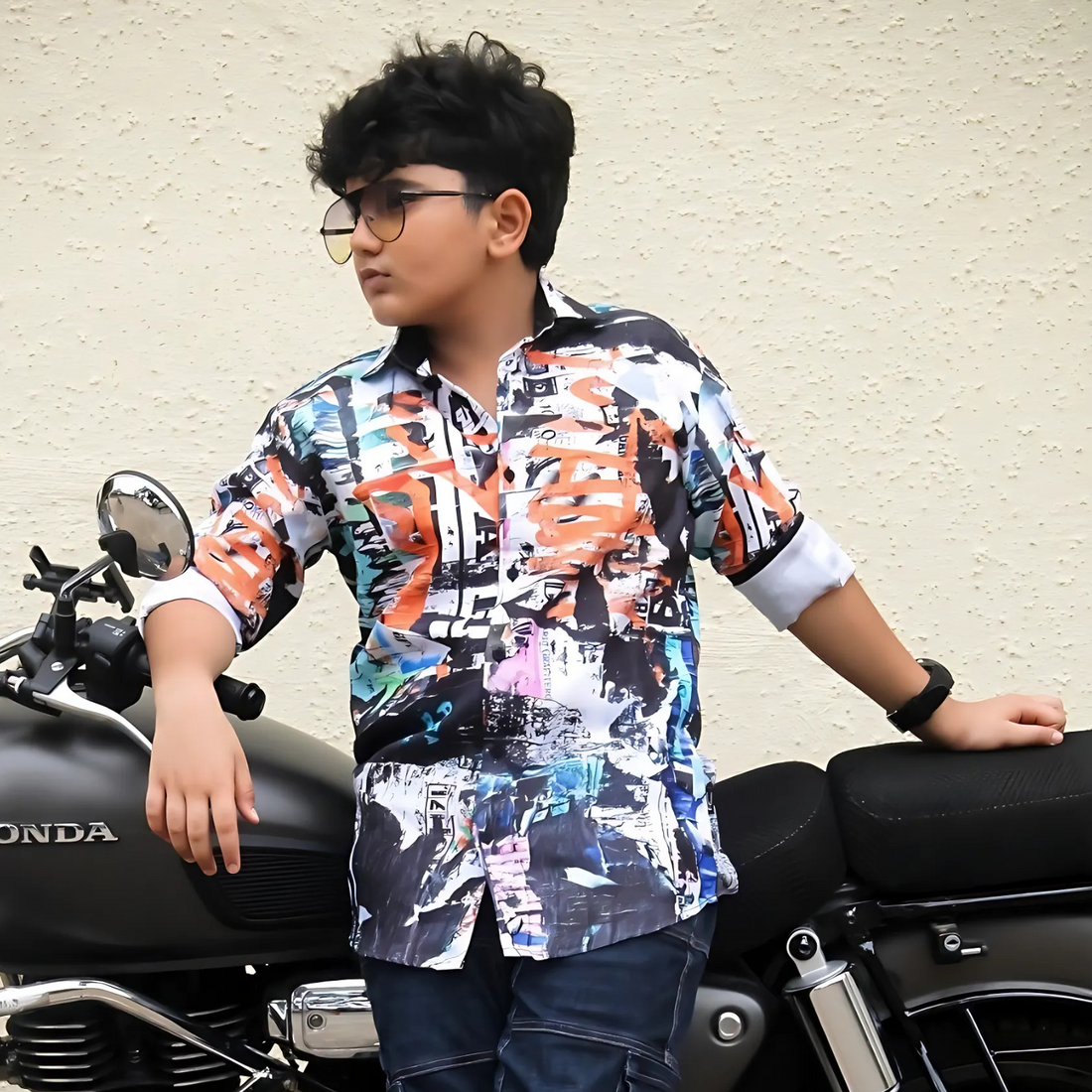 Boys Digital Printed Full Sleeve Shirt