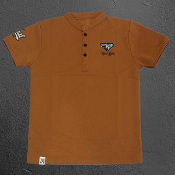 Rust High Neck T-shirt