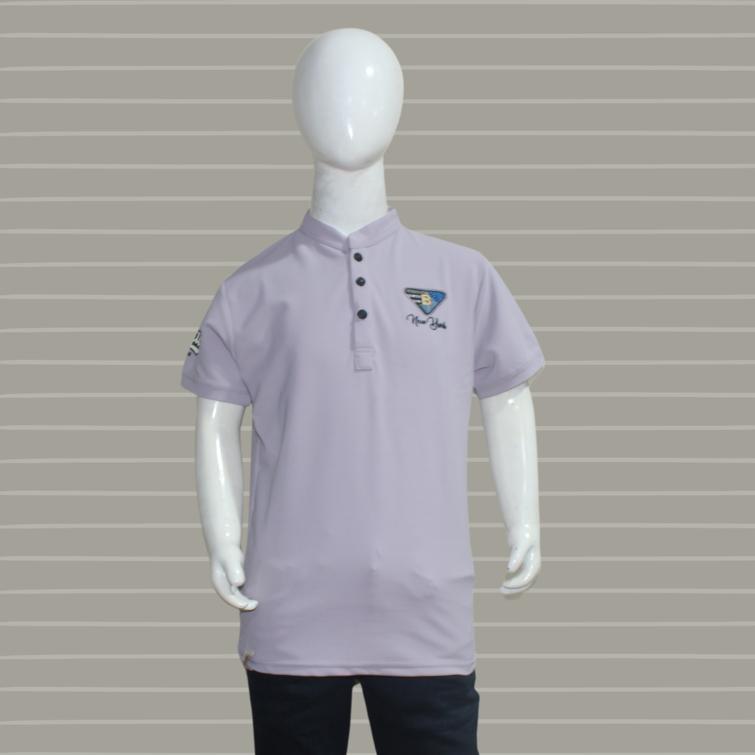 Light Purple Shade Cotton Boys T-Shirt