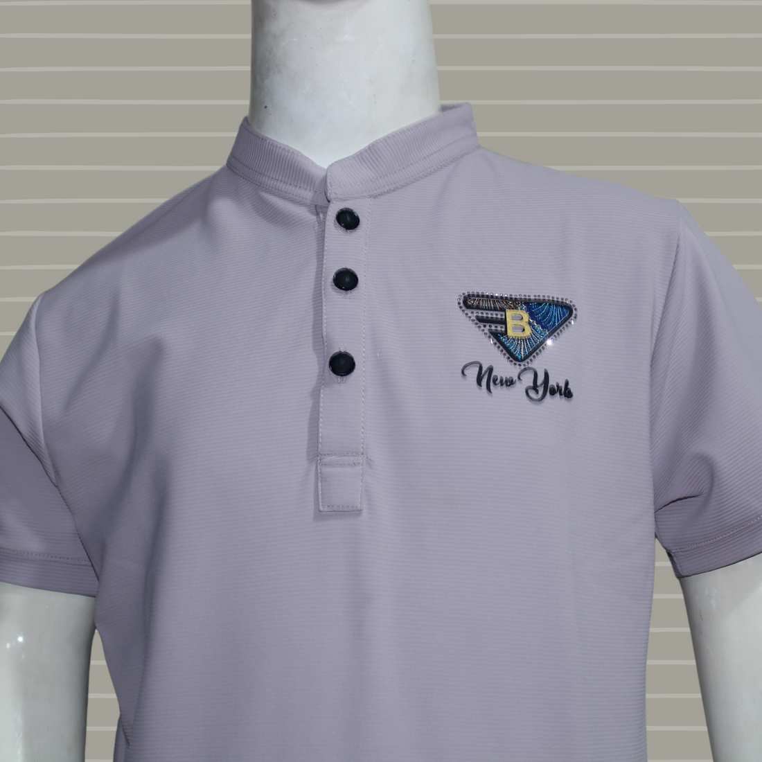 Light Purple Shade Cotton Boys T-Shirt