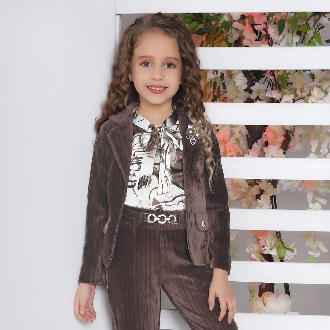 Stylish Mint Textured Design Top And Pant Set With Overcoat