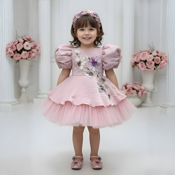 New Stylish Baby Girl Party Frock