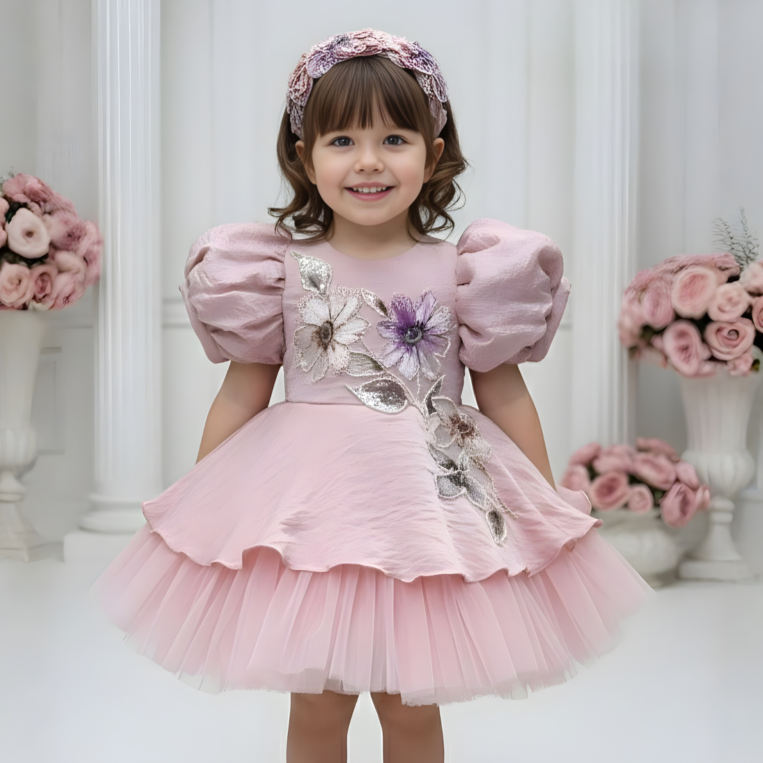New Stylish Baby Girl Party Frock