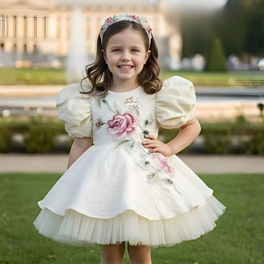 New Stylish Baby Girl Party Frock