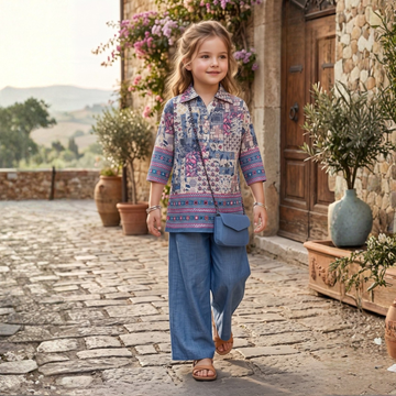 Girls Festive & Party, Wedding, Kurta and Plazo Set
