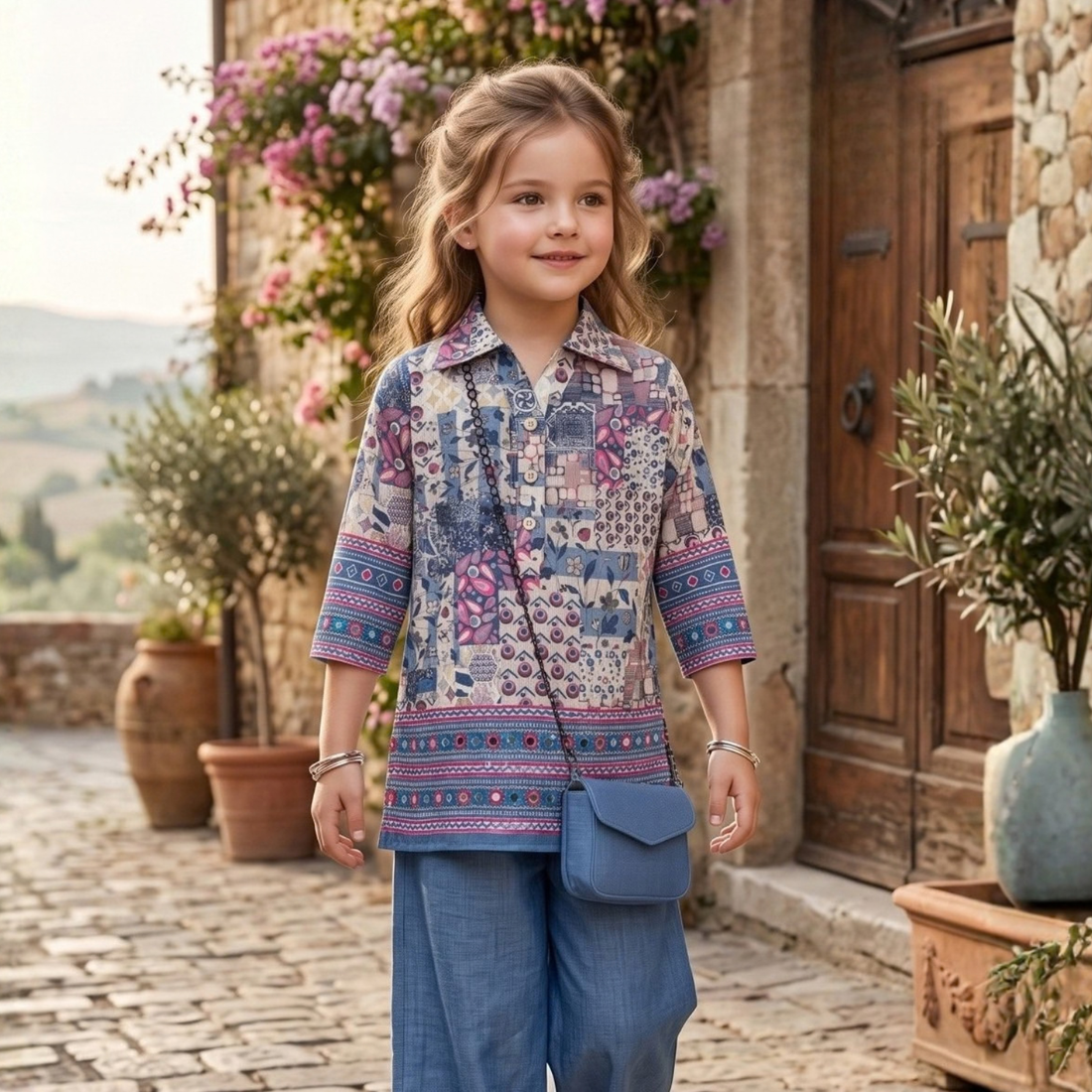 Girls Festive & Party, Wedding, Kurta and Plazo Set