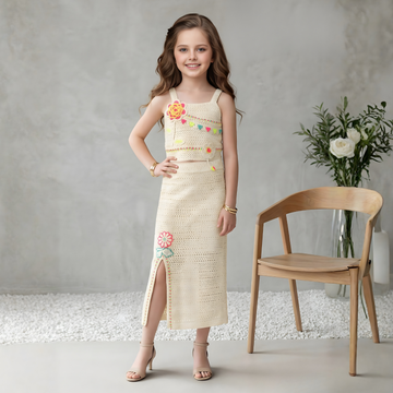 Fawn Trendy A-line Long Skirt Top