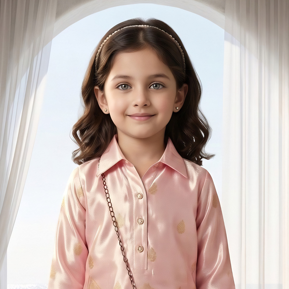 Trendy and Beautiful Pink Georgette Palazzo Suit