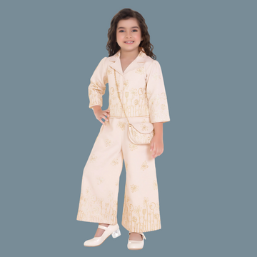 Girls Western Plazo Set